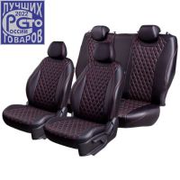 Чехлы Премиум Экокожа Байрон Ромб на Haval M6 2 (2021+)