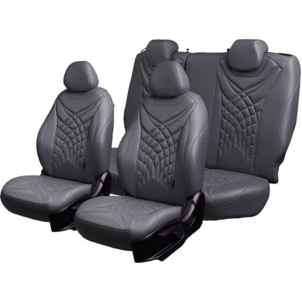 Чехлы Премиум Экокожа Байрон Президент|Жук на Kia K5 с 2020+