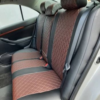 Авточехлы Автопилот Чёрный шоколад Ромб